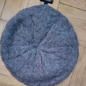 LAUREN RALPH LAUREN/Gray Knit Beret